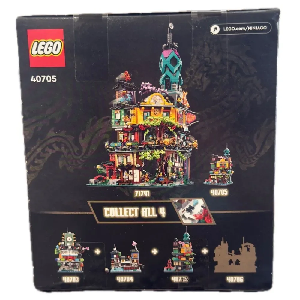Lego Micro Ninjago City Gardens Building Set 40705 Kids Toy. NEW.